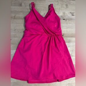 NWOT Lands' End Vibrant Pink swim dress